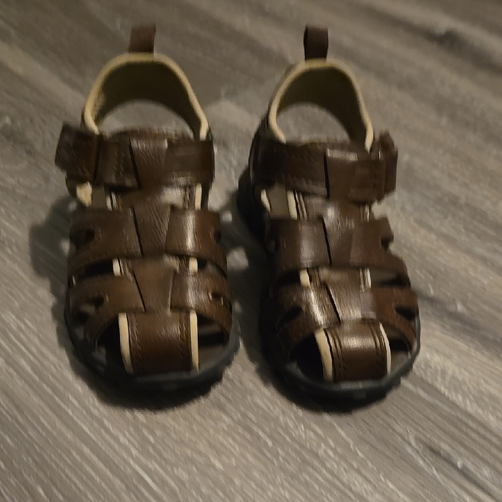 Carters Brown Toddler Sandals